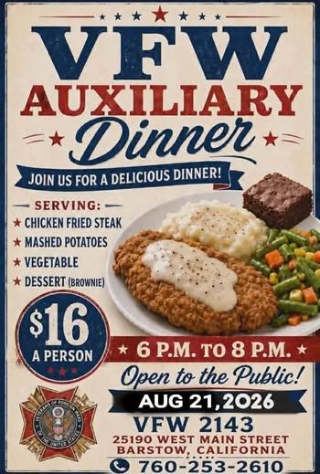 Ladies Auxiliary Dinner